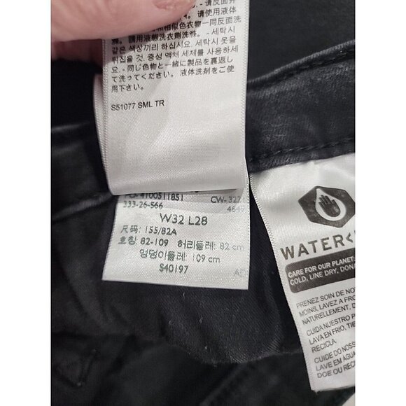 Levi's 311 Skinny Jeans Shaping Black Mid-rise Stretch Denim  32 - Picture 10 of 10